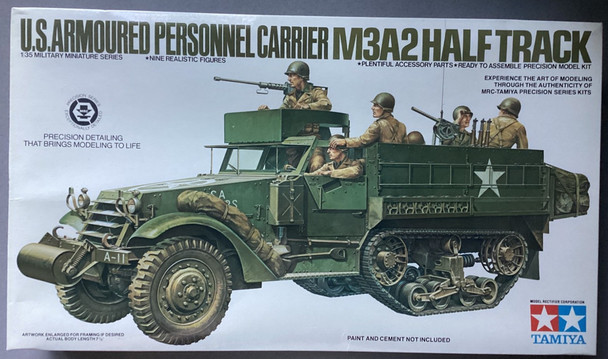 RESALE SHOP - Tamiya U.S. Armored Personnel Carrier M3A2 Half Track 1:35 Military Model Kit