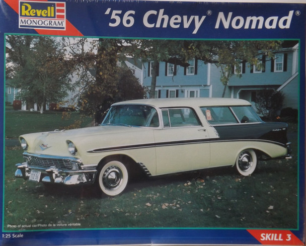 RESALE SHOP - Revell 1956 Chevy Nomad 1/25 Plastic Model Kit c1997 - PAER-112-85-2489-NOB1306
