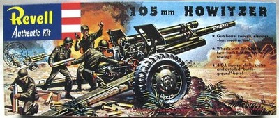 RESALE SHOP - Revell 105mm Howitzer w/�Special Edition� BoxBand- 1:40 Model Kit c1958/2006 - PAER-112-H-539-NOB8116
