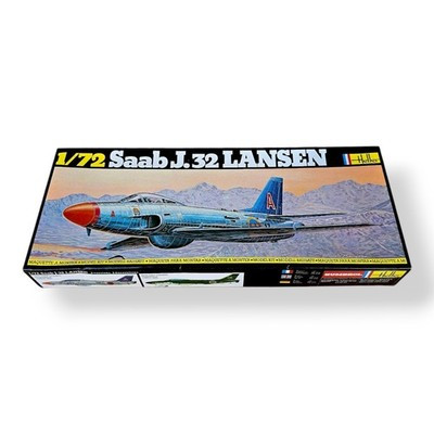 RESALE SHOP - HELLER SAAB J.32 LANSEN 1:72 Model Aircraft Kit c1982 - PAER-HLR-343-NOB8051