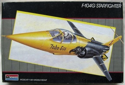 RESALE SHOP - Monogram Lockheed F-104G Starfighter 1:48 Yellow Mold Aircraft Model Kit c1986 - RSTY-MGM-5447-U8042