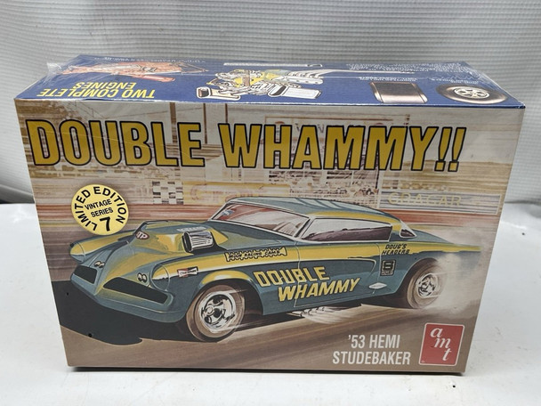 RESALE SHOP - AMT Double Whammy '53 Hemi Studebaker 1:25 Model Car Kit Ltd Ed c1998 Sealed - TERO-AMT-30107-U8072