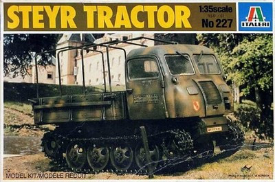 RESALE SHOP - Italeri - WWII Steyr Tractor RSO Truck 1:35 Scale Model Kit c1981 RARE - TERO-ITA-227-U8090