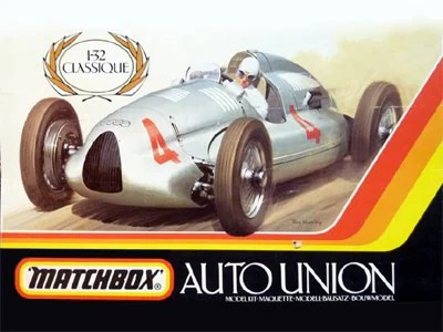 RESALE SHOP - MATCHBOX Auto Union Type D Indy Classique 1:32 Model Car Kit c1983 Sealed RARE - TERO-MBX-312-U8150