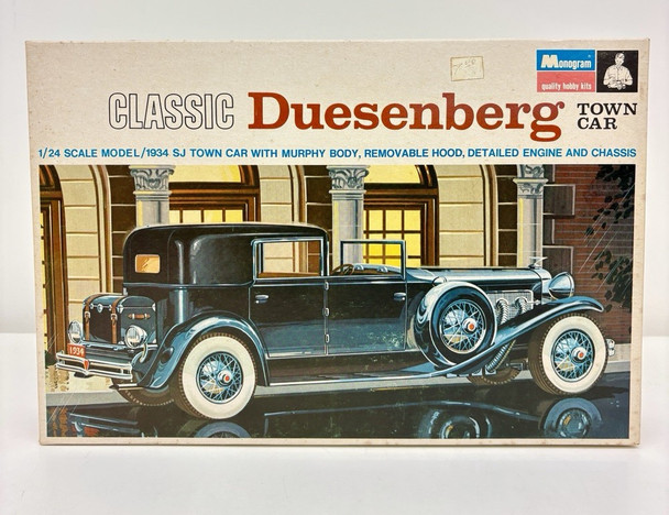 RESALE SHOP - Monogram 1934 Duesenberg SJ Town Car 1:24 Plastic Model Kit c1996 - TERO-MGM-PC185-300-U8069