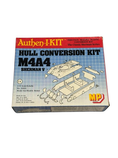 RESALE SHOP - MP Authen- I-Kit M4A4 Sherman V Tank 1:35 "Hull Conversion Kit" - TERO-MP-20103-U8197