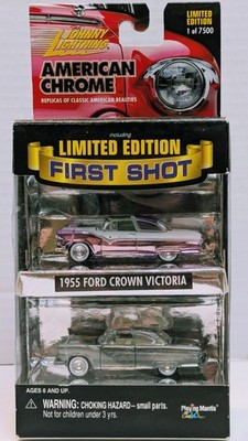 RESALE SHOP - Ltd. Johnny Lightning - American Chrome - First Shot - 1955 Ford Crown Victoria - BOAN-363-08-NS5008