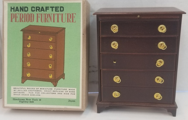 RESALE SHOP - VTG Shackman Hand Crafted Period Furniture Highboy 3428 1:12 Dollhouse Furniture - LAHA-3428-U5049