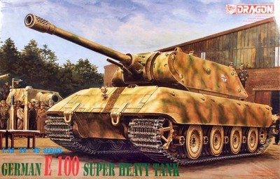 RESALE SHOP - DRAGON WWII German E100 Super Heavy Tank 1:35 Model Kit c1994 - Sealed - - PAER-DML-6011N-U7808