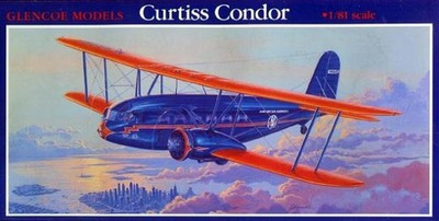 RESALE SHOP - Glencoe Models Curtis�s Condor 1:81 Scale Model Airplane Kit c1989 - Sealed - PAER-GLN-06101-NOB7824