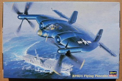 RESALE SHOP - Hasegawa XF5U-1 'Flying Pancake' 1:72 Aircraft Model Kit c1992 Sealed - - PAER-HAGA-51563-U7837
