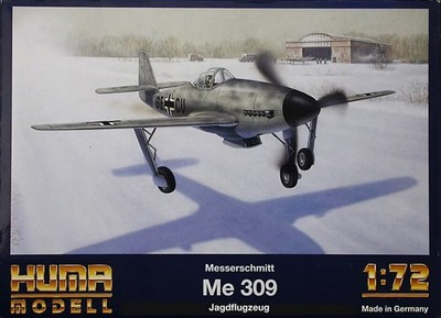RESALE SHOP - HUMA Messerschmitt Me 309 Jagdflugzeug 1:72 Airplane Model Kit c199x - PAER-HUMA3501-U7967