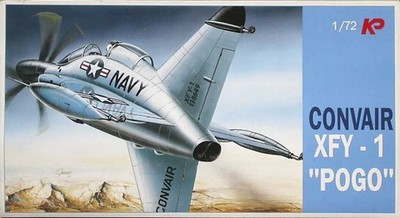 RESALE SHOP - KP Convair XFY- 1 "POGO" 1:72 Model Airplane Kit 1993 Sealed - - PAER-KP-033-U7854