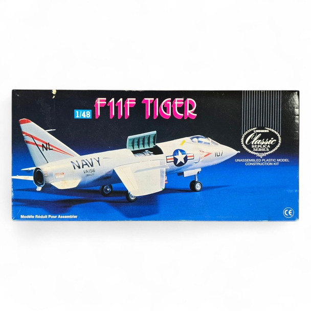 RESALE SHOP - Lindberg F11F Tiger "Classic Replica Series" 1:48 Aircraft Model Kit Sealed-READ - PAER-LNB-70504W-U7950