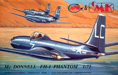 RESALE SHOP - MPM Mc Donnell FH-1 Phantom 1/72 Airplane Model Kit c1991 Sealed-READ - PAER-MPM72015-U7962