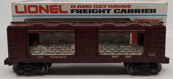 RESALE SHOP - Lionel San Francisco Gold Bullion Car #6-9349 O Scale - RIOR-6-9349-NOB4823