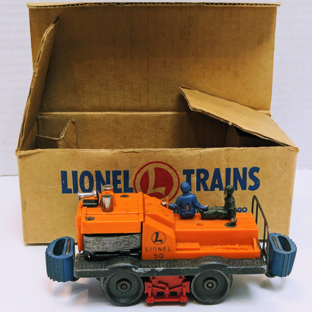 RESALE SHOP - READ - Lionel Gang Car #50 w/ Two Unpainted Figures - RIOR-GNGCR50-2-U4921