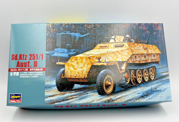 RESALE SHOP - Hasegawa MT44 Sd.Kfz.251/1 Ausf.D Half-Track 1:72 Model Kit c1999 Sealed-READ - RSTY-HAGA31144-LN7919