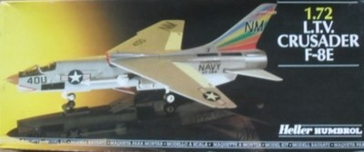 RESALE SHOP - Heller L.T.V. F-8E Crusader 1:72 Aircraft Model Kit c1986 Sealed-READ - RSTY-HLR80326-U7958