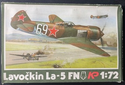 RESALE SHOP - KP- Plastikovy Soviet La-5 FN 1:72 Model Airplane Kit c1986 Sealed-READ - RSTY-KP-24-U8048