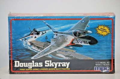 RESALE SHOP - MPC Douglas Skyray Supersonic Fighter 1:72 Airplane Model Kit c1983 Sealed-READ - RSTY-MPC1-4211-U8001