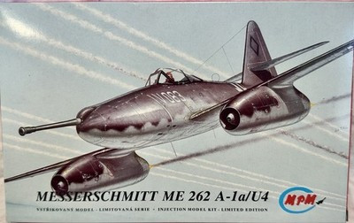 RESALE SHOP - MPM Messerschmitt Me 262 A-1a/U4 1:72 Model Airplane Kit c1992 Sealed-READ - RSTY-MPM72019-LN8025