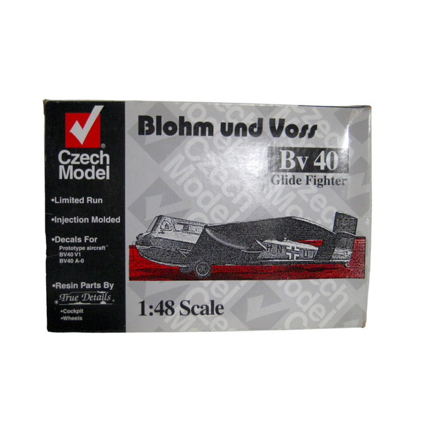RESALE SHOP - Czech Model Blohm und Voss Bv 40 Glider 1:48 Scale Model Airplane Kit c1997 - STORE-CM-4802-NS7866