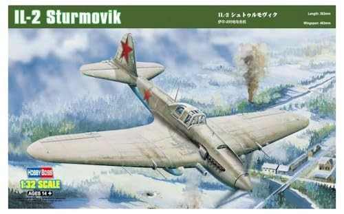 RESALE SHOP - Hobby Boss 1:32 scale IL-2 Sturmovik Ground Attack Aircraft Model Kit - 83201 - STORE-HB-83201-NS2256