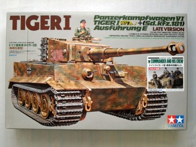RESALE SHOP - TAMIYA Tiger I PanzerKampfwagen VI Sd.Kfz.181 Tank+Crew Model Kit - Sealed -READ - STORE-TAM89562-U7863