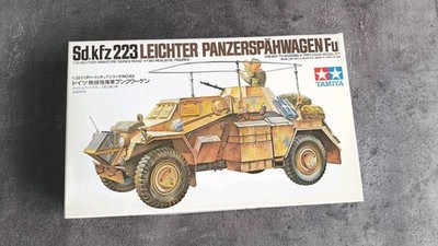 RESALE SHOP - TAMIYA Sd.Kfz 223 Leichter Panzersp�hwagen (Fu) 1:35 Model Kit Sealed-READ - TERO-TAM-35062-U8017