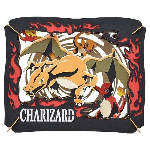 OakridgeStores.com | Ensky - Charizard Pokémon Paper Theater - 3D Shadow Box Craft Kit 51752 4970381517526
