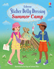 OakridgeStores.com | Usborne - Sticker Dolly Dressing Summer Camp - Sticker Activity Book for Ages 5+ - 9781836050520