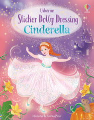OakridgeStores.com | Usborne - Sticker Dolly Dressing Cinderella - Sticker Dress-Up Activity Book for Ages 5+ - 9781836051756