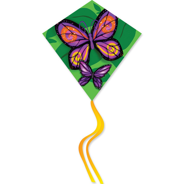 OakridgeStores.com | Premier Designs - 25 inch Diamond Kite - Butterflies Design, Beginner Flyer - 16066