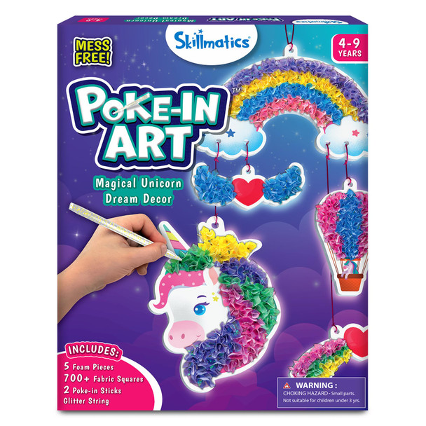 OakridgeStores.com | Skillmatics - Poke-in Art: Magical Unicorn Dream Decor - Poke-In Art Kit - 1139PIAU 8904279507876