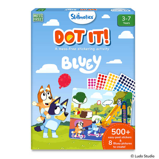 OakridgeStores.com | Skillmatics - Dot It! Bluey - Sticker Art Kit - 1611DIB 8904279514683