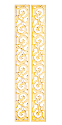 OakridgeStores.com | ALESSIO - Alpha Stamps - Porch Column - Match with BR4 - 1" Scale Dollhouse Miniature - CO4