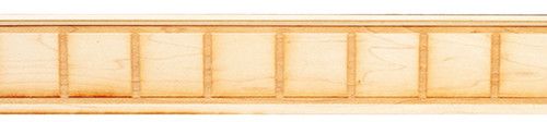 OakridgeStores.com | ALESSIO - Raised Wainscot Panel - 1:12 Scale Dollhouse Miniature - W5
