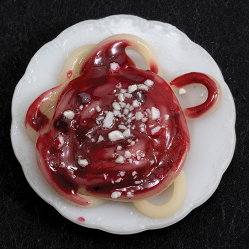 OakridgeStores.com | Artisan Creations - Spaghetti on Plate - 1" Scale Dollhouse Miniature Food - 217