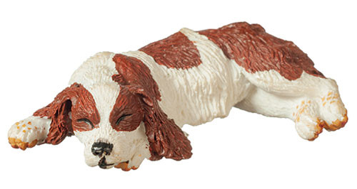 OakridgeStores.com | Aztec - Cocker Spaniel Figure - 1" Scale Dollhouse Miniature - A6021