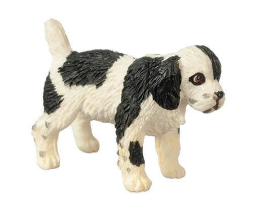 OakridgeStores.com | Aztec - Spaniel Puppy - 1:12 Scale Dollhouse Miniature Figure - A6023