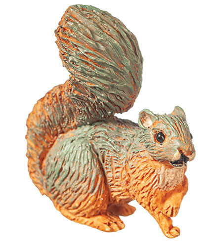OakridgeStores.com | Aztec - Squirrel - 1" Scale Dollhouse Miniature Figure - A6050