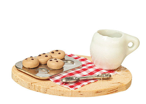 OakridgeStores.com | Aztec - Cookies with Coffee - Dessert Set - 1:12 Scale Dollhouse Miniature Food - A9946