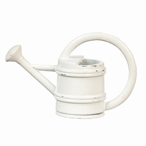 OakridgeStores.com | Aztec - Large Water Can, White - 1" Scale Dollhouse Miniature Garden Accessory - B0320