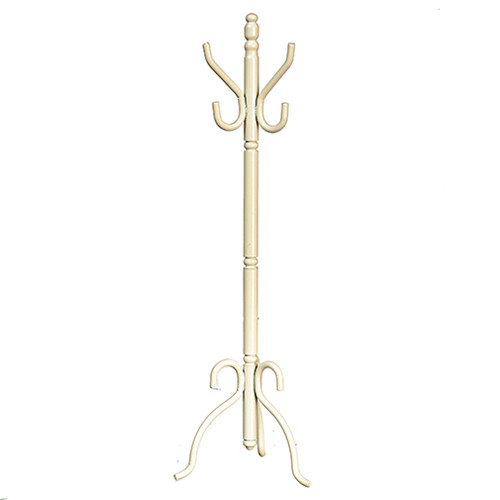 OakridgeStores.com | Aztec - Hall Coat Tree - White - 1" Scale Dollhouse Miniature - B0688