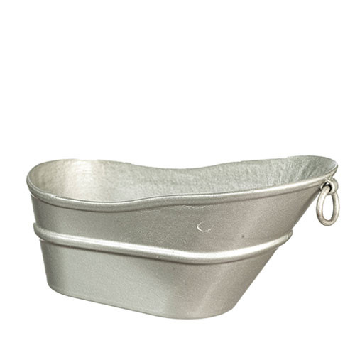 OakridgeStores.com | Aztec - Galvanized Bathtub - 1:12 Scale Dollhouse Miniature Bathroom - B0708