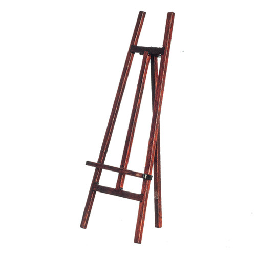 OakridgeStores.com | Aztec - Easel - Walnut Finish - 1 Scale Dollhouse Miniature - B3319