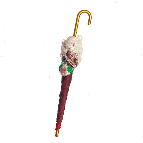 OakridgeStores.com | Aztec - Victorian Umbrella - Purple - 1" Scale Dollhouse Miniature - B3336