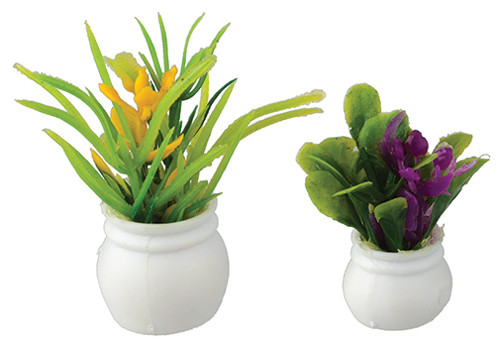 OakridgeStores.com | Aztec - Plants Set of 2 - 1:12 Scale Dollhouse Miniature Plant - B5242