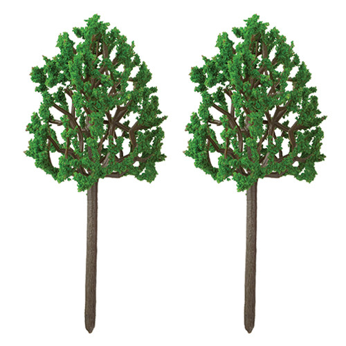 OakridgeStores.com | Aztec - Green Trees - Set of 2 - 1" Scale Dollhouse Miniature Plant - B6121